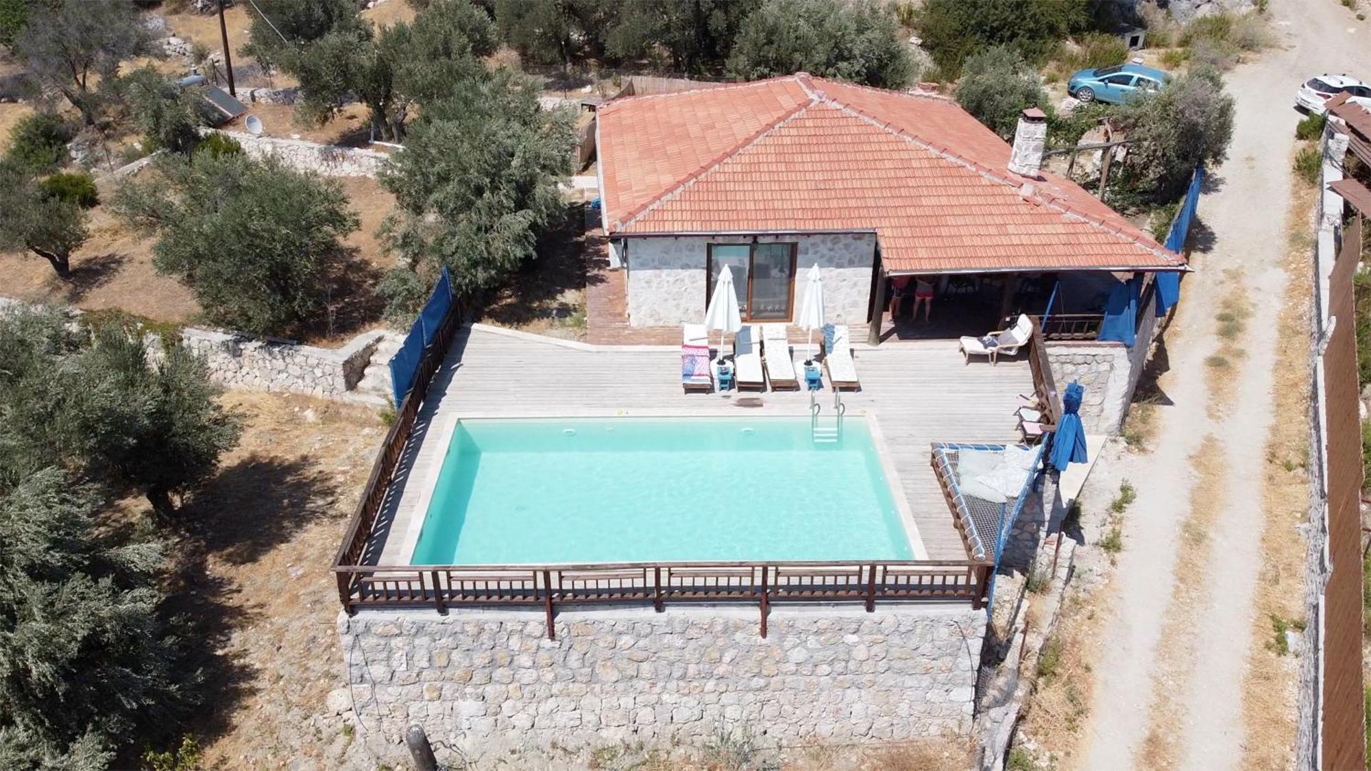 Likya House - Deniz Ve Doga Manzarali, Havuzlu Villa Patara Luaran gambar