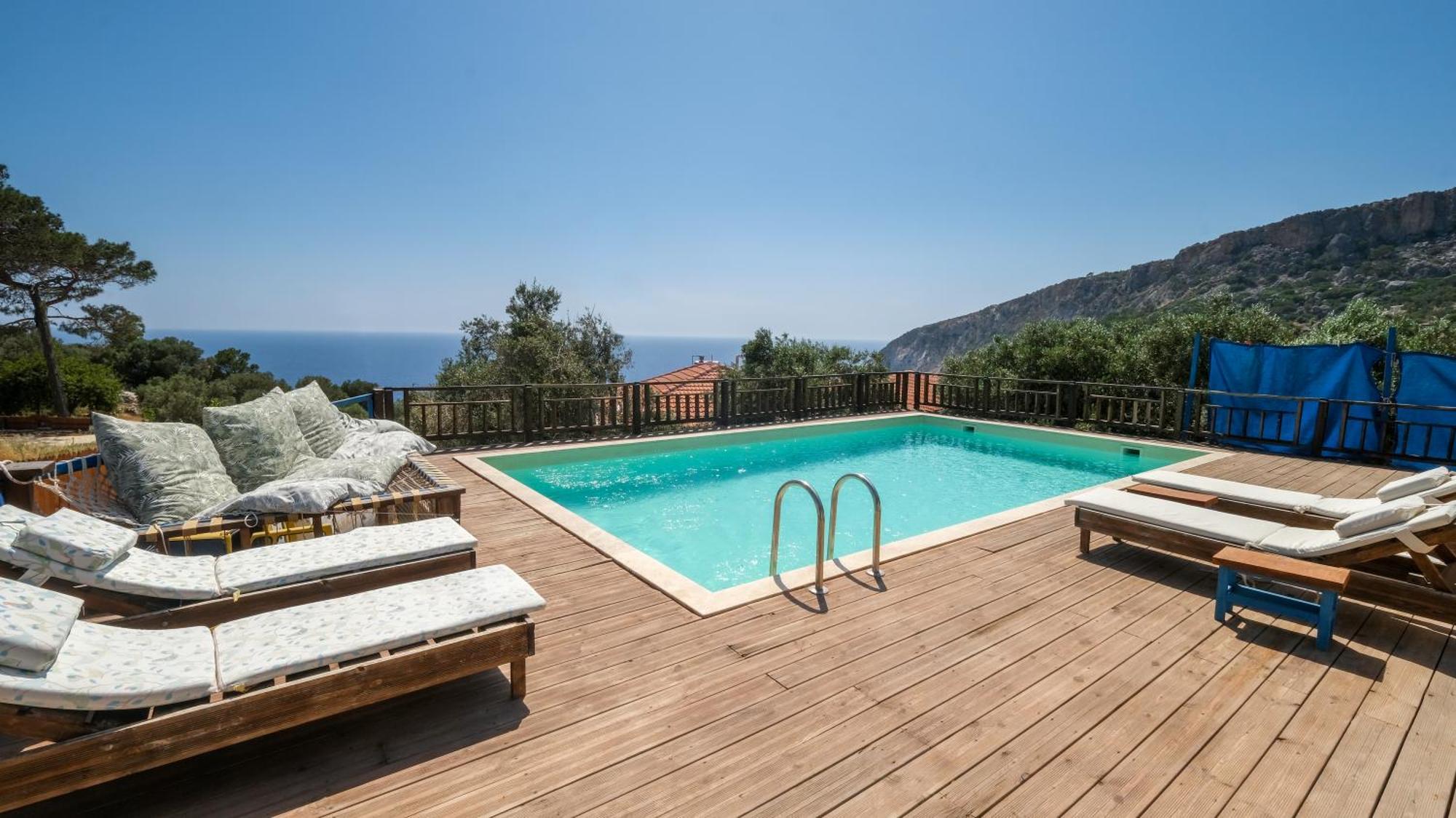 Likya House - Deniz Ve Doga Manzarali, Havuzlu Villa Patara Luaran gambar