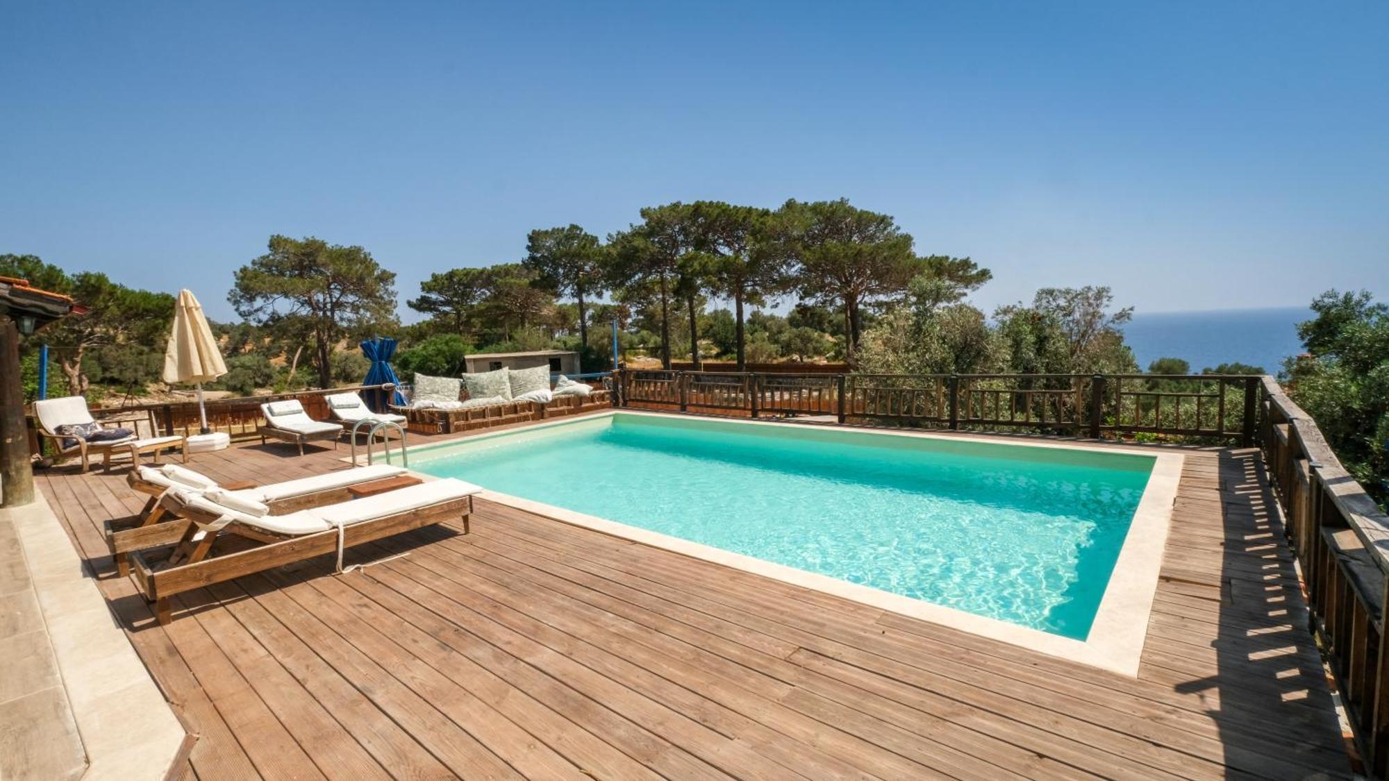 Likya House - Deniz Ve Doga Manzarali, Havuzlu Villa Patara Luaran gambar