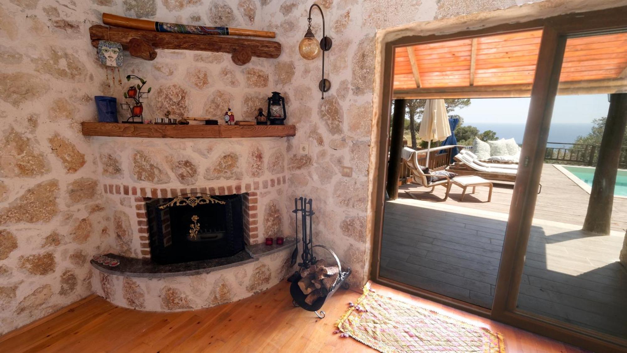 Likya House - Deniz Ve Doga Manzarali, Havuzlu Villa Patara Luaran gambar