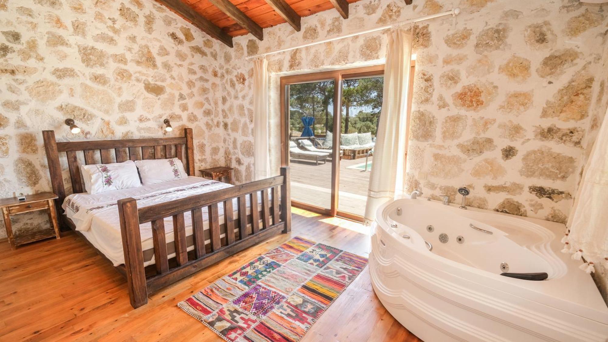 Likya House - Deniz Ve Doga Manzarali, Havuzlu Villa Patara Luaran gambar