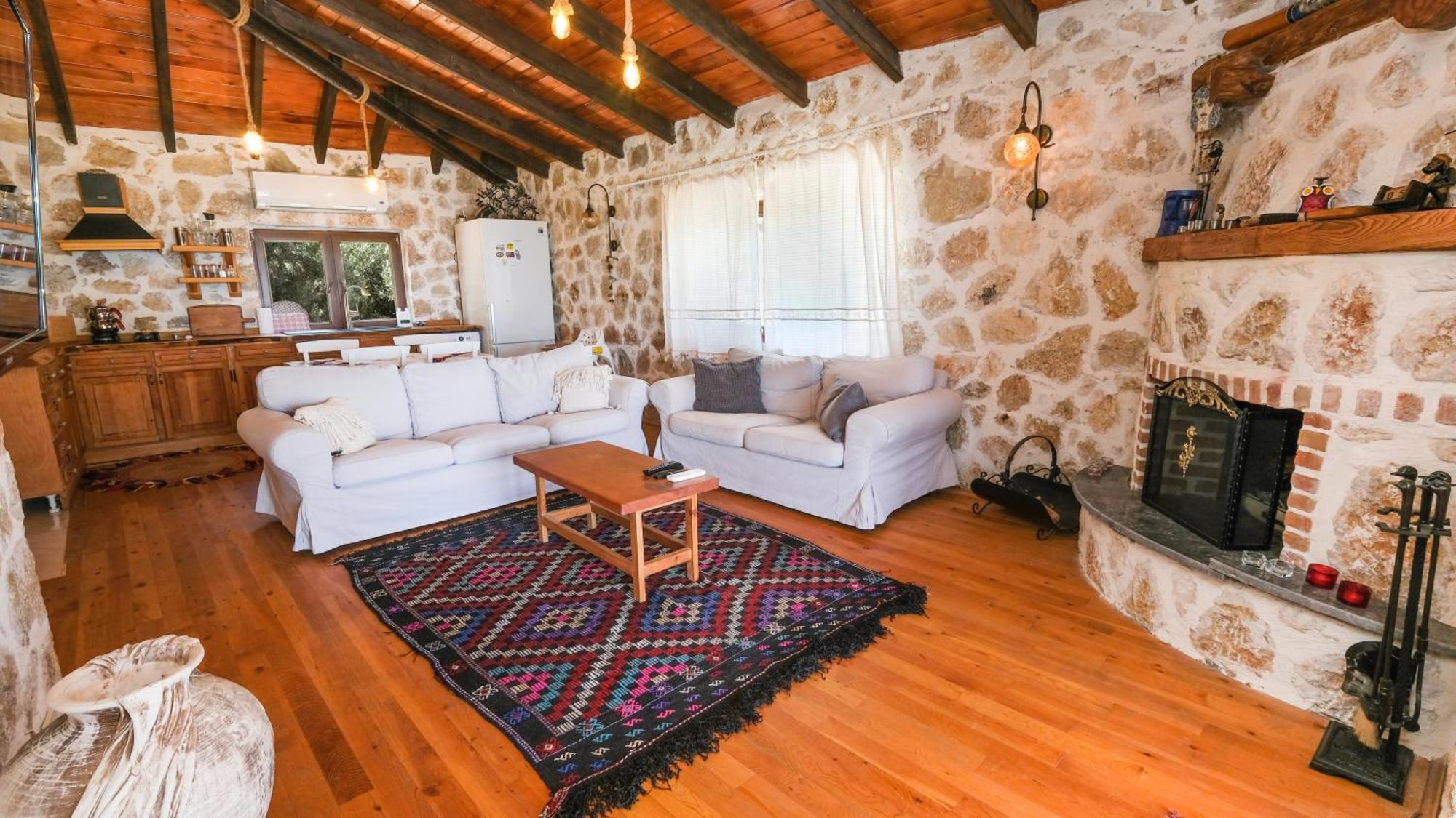 Likya House - Deniz Ve Doga Manzarali, Havuzlu Villa Patara Luaran gambar