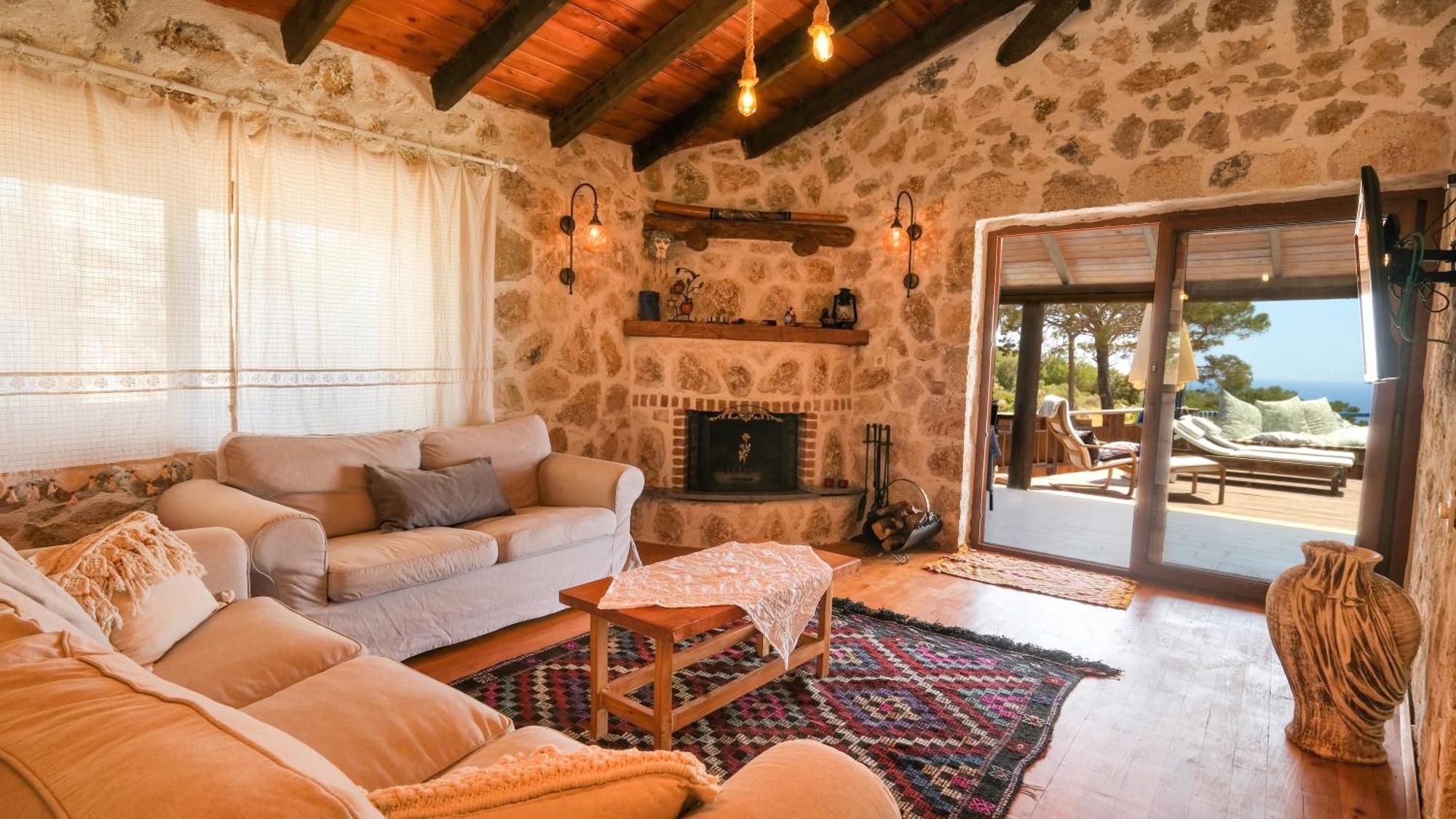 Likya House - Deniz Ve Doga Manzarali, Havuzlu Villa Patara Luaran gambar